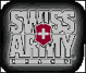 [The Swiss army is very equipped.  They have lots and lots of knives and watches.]