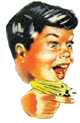 [This kid is obviously medicated.  He is too damn happy.  Better living through chemistry, indeed.]