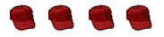 [This is an image of four little hats.]