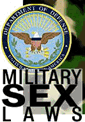 [This is the military's logo for military sex.]