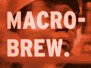 [This is a photo of the word Micro-brew with some unidentifiable imagery behind it. I guess it's supposed to be micro-brew paraphernalia.]