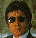 [Portrait of Indian film-maker Amitabh Bachhan, one of the World's most prolific movie tycoons. This is one of the few photographs available of him and, in full graininess, illustrates how Indian film-makers and entertainment employees in general must keep a low profile because of recent assassinations and apparent mob involvement.]