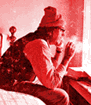 [Portrait of Kurt Vonnegut, smoking by the window, colorized from the original black and white photo, for your pleasure.]