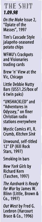 The Stuff -- it's a list of stuff we like