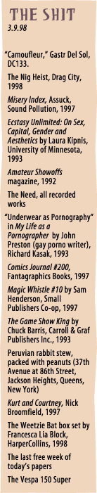 The Stuff -- it's a list of stuff we like